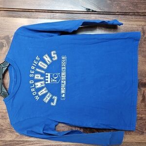 EUC Kansas City Royals Youth Small long sleeve shirt
